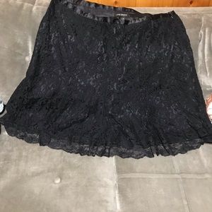 Lane Bryant black lace skirt, size 22